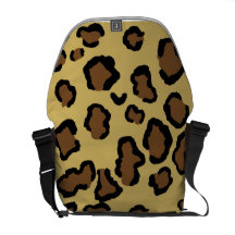leopard print rickshaw bag courier bag