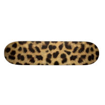 Leopard Print Skate Board