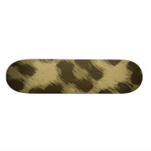 Leopard Print Skateboard Deck