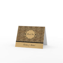 Leopard Print Thank You Card