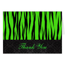 Leopard Print Thank You Card