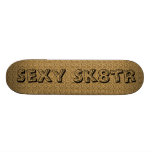 Leopard Sexy Sk8tr Skateboard Deck