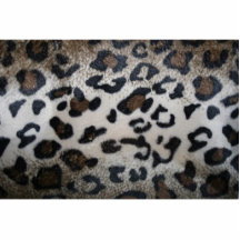 Leopard skin pattern cut outs