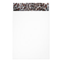 Leopard Spots Custom Stationery