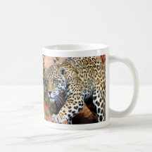 Leopard Stalking Macro Mug