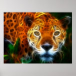 Leopard Watching at his Prey (You!) Print
