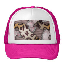 Leopards 'n Lace - pastel pink - Hats