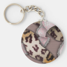 Leopards 'n Lace - pastel pink - Keychains