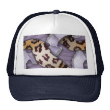 Leopards 'n Lace - purple - Mesh Hat