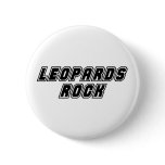 Leopards Rock Pinback Button