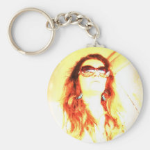 Lepoard sunglass key chains