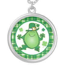 Leprechaun Frog Necklace