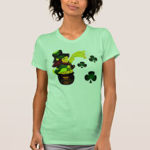 Leprechaun Gold Shamrocks T-Shirt