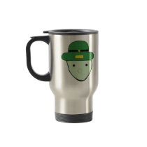 Leprechaun Green Coloured Sketch Meme Mugs