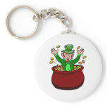 Leprechaun In Alabama Keychains