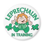 Leprechaun in Training Fridge Magnet