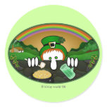 Leprechaun Kilroy Sticker