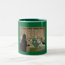 Leprechaun night on the town mugs