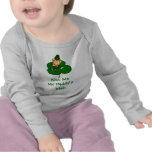 Leprechaun Shamrock - Kiss Me My Daddy's Irish t-shirts