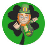 Leprechaun stickers