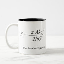 L'équation de paradoxe tasses à café