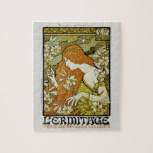 L'Ermitage Art Nouveau Floral Puzzle
