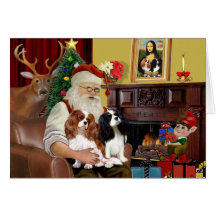 Les 2 Rois cavaliers Charles de Père Noël Cartes