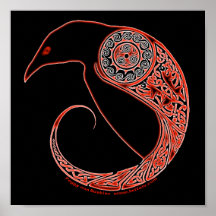 Les affiches de Celtic de Morrigan Raven