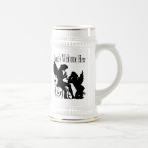 Les anges accueillent ici mug