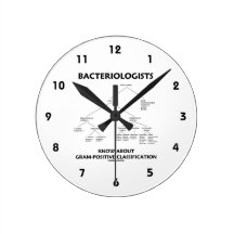 Les bactériologistes savent la classification gram horloges murales