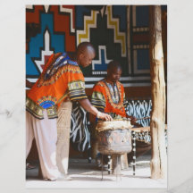 Les battements de tambour de l'Afrique Prospectus Personnalisés
