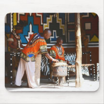 Les battements de tambour de l'Afrique Tapis De Souris