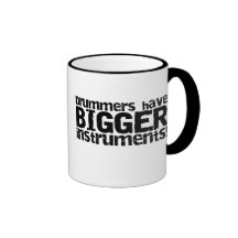 Les batteurs ont une plus grande tasse d'instrumen