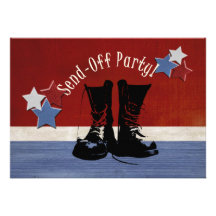 Les bottes d'armée Envoient- la partie Invitations Personnalisées
