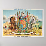 Les bras royaux radieux poster