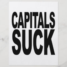 Les capitaux sucent prospectus personnalisés