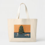 Les chats espiègles par la toile d'arbre de Noël m