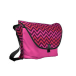 Les chevrons roses zigzaguent sac messenger sacs messenger