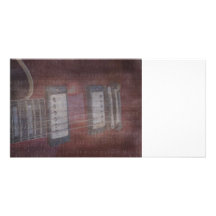 Les collectes de guitare grunged la musique se son photocarte personnalisée