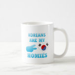 Les Coréens sont mon Homies Tasse À Café