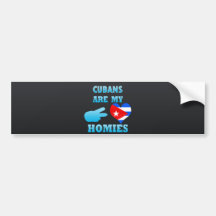Les Cubains sont mon Homies Autocollants Pour Voiture