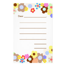 Les débutants Girly ont rayé le papier à lettres