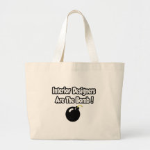 Les dessinateurs d'intérieurs sont la bombe ! sac de toile