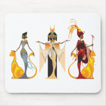 Les divas de l'Egypte Mousepad Tapis De Souris