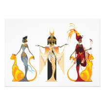 Les divas des invitations de l'Egypte