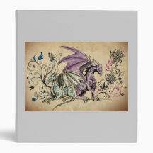 Les dragons fleuris - 3 ring binders