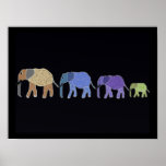 Les éléphants n'oublient jamais la copie posters
