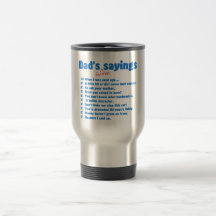 Les énonciations préférées du papa mugs