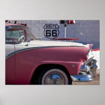Les Etats-Unis, Arizona, Williams. Droite. 66 vill Affiche