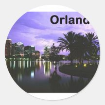 Les Etats-Unis Orlando (St.K) Adhésifs Ronds